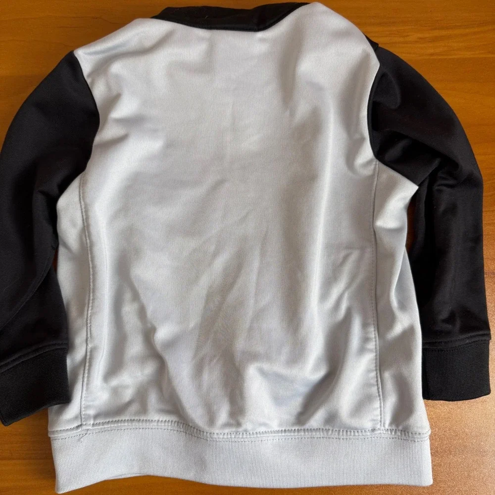 Nike Baby Infant Track Jacket 18M Black Gray Neon‎ Green Zip Up